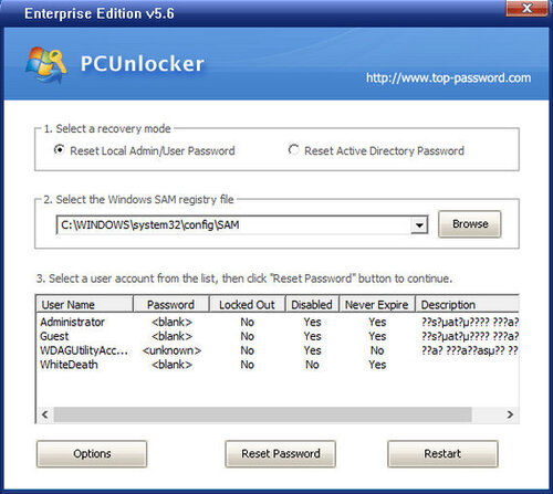 Подробная информация о "PCUnlocker 5.6 Enterprise (x64) UEFI Retail ISO"