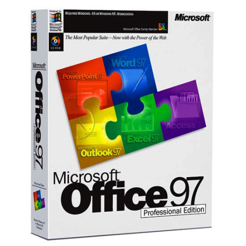 Подробная информация о "MS Office 97 SR2 PRO"